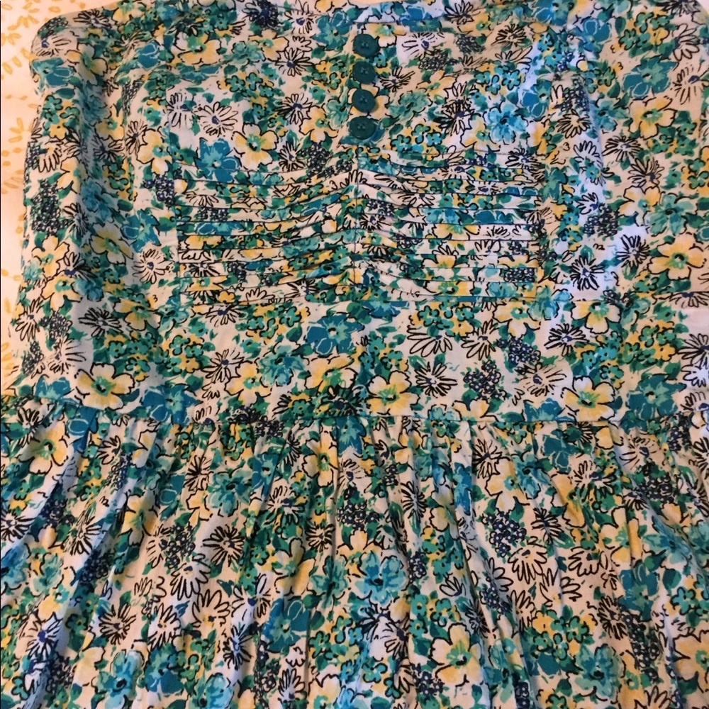 STRAPLESS FLORAL DRESS - Picture 2 of 3